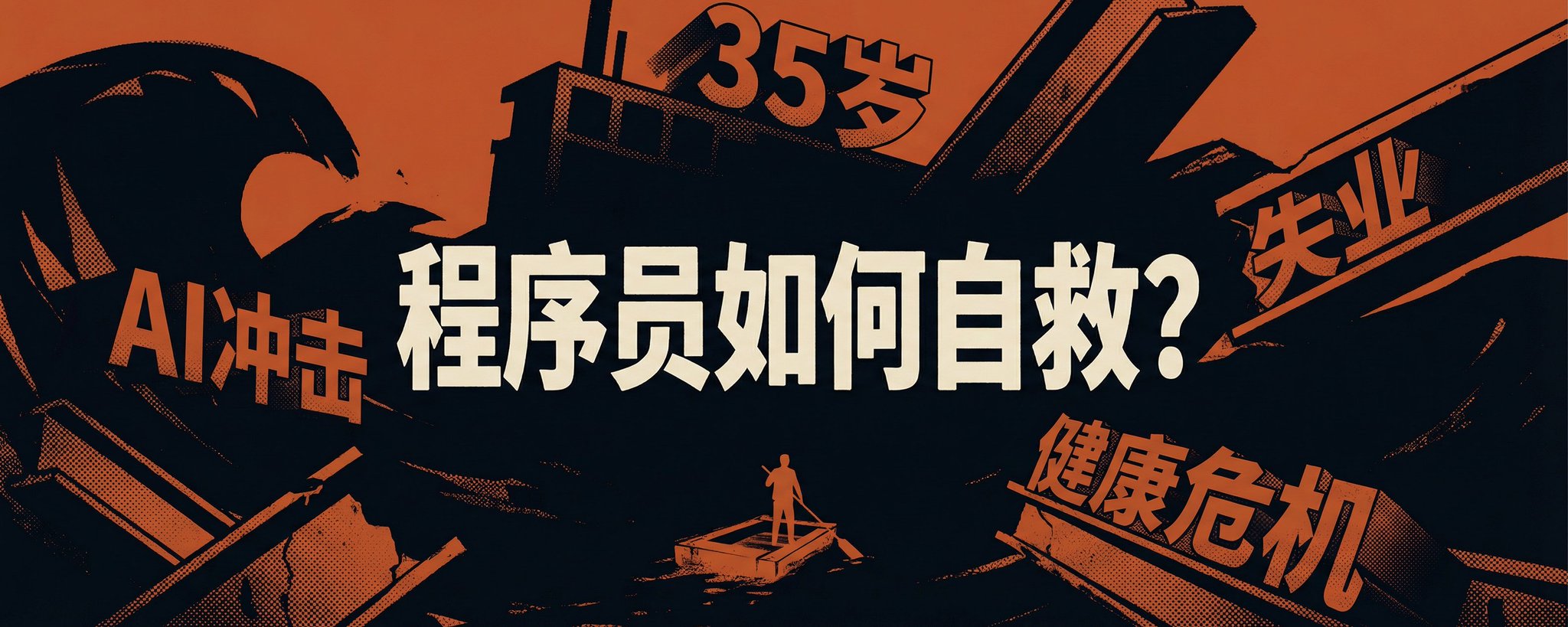 35岁程序员，AI冲击失业，健康危机，我们该如何自救？