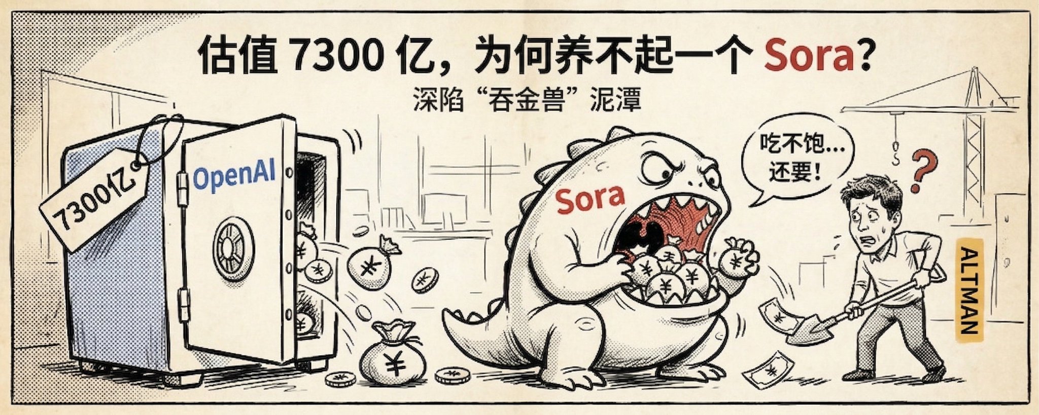7000 亿的 Open AI，为何养不起一个Sora ？