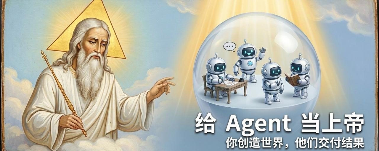 给Agent当上帝:你创造世界,他们交付结果