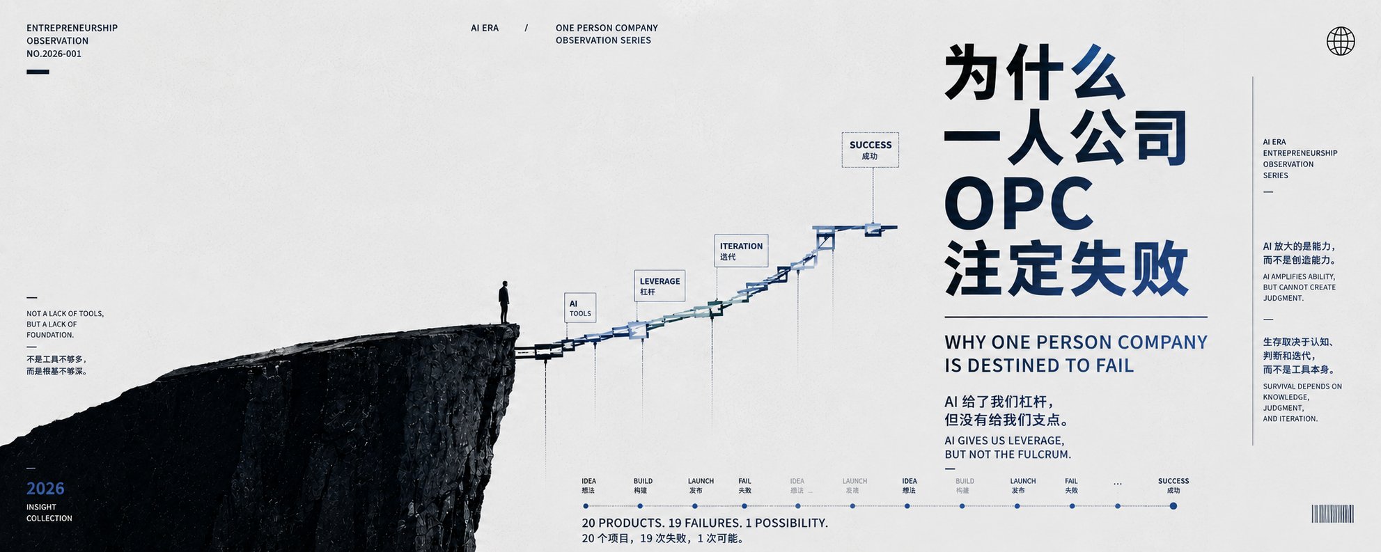 为什么一人OPC公司注定失败