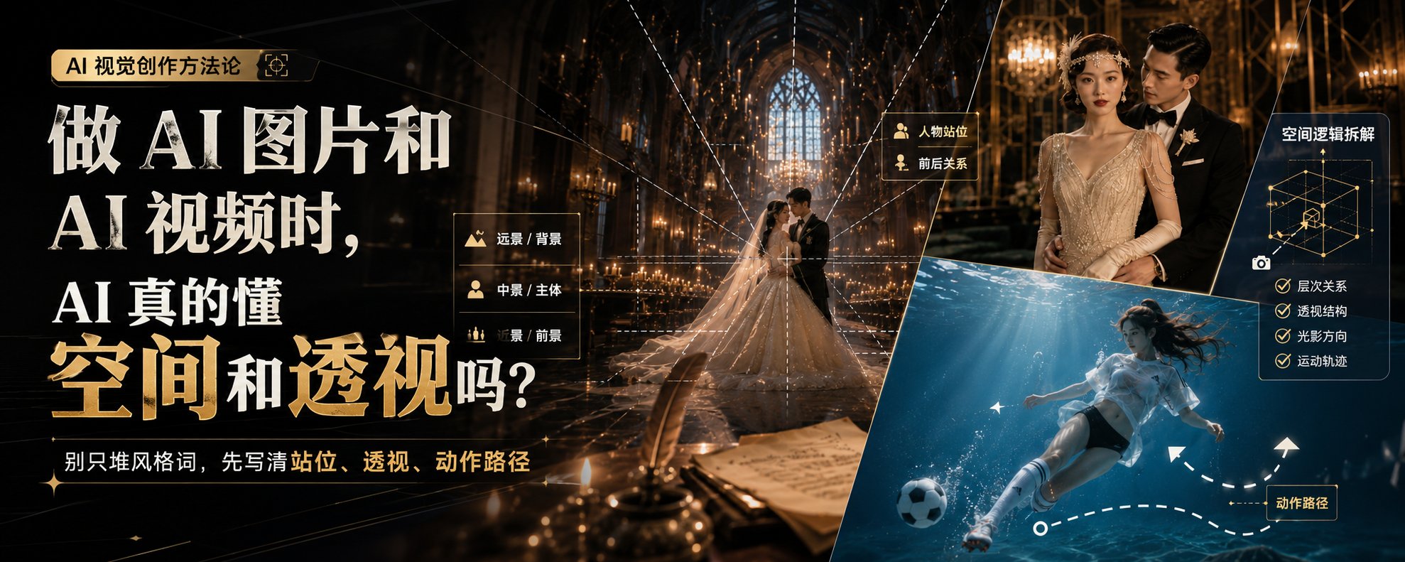 做 AI 图片和视频时，AI 真的懂空间和透视吗？