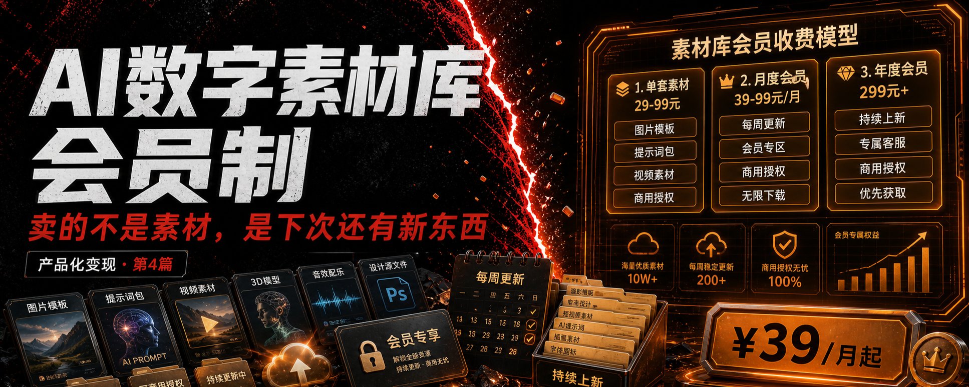 产品变现第四篇·素材库怎么卖才赚钱