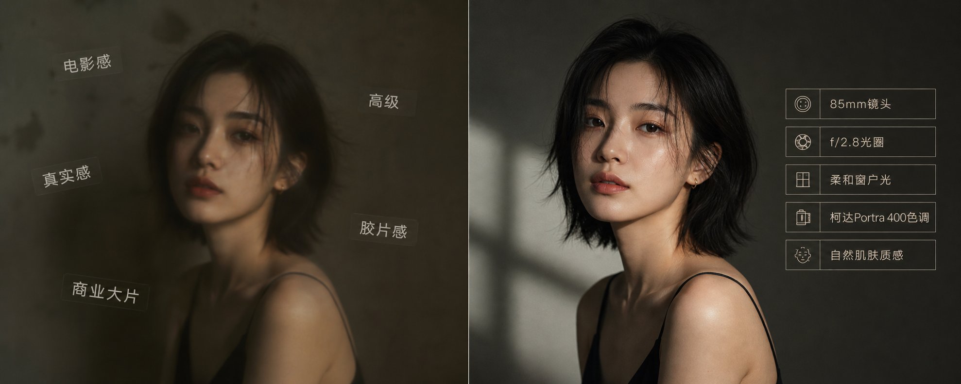 懂审美、会摄影，却写不好 AI 人像 Prompt？你缺的不是灵感，是这套拍摄方案框架