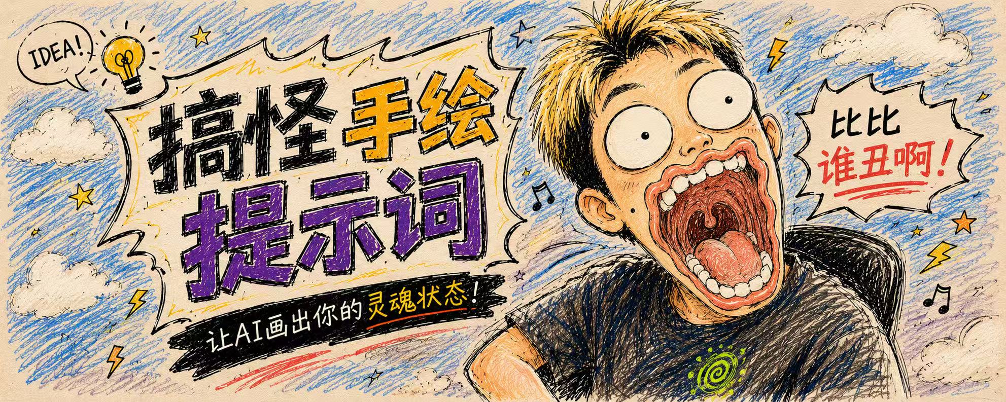 周末愉快，一起搞怪！比丑大赛，即刻开赛