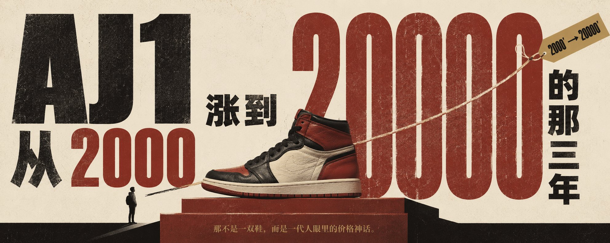 AJ1 从 2000 涨到 20000 的那三年，你在做什么？现在，你又在做什么？