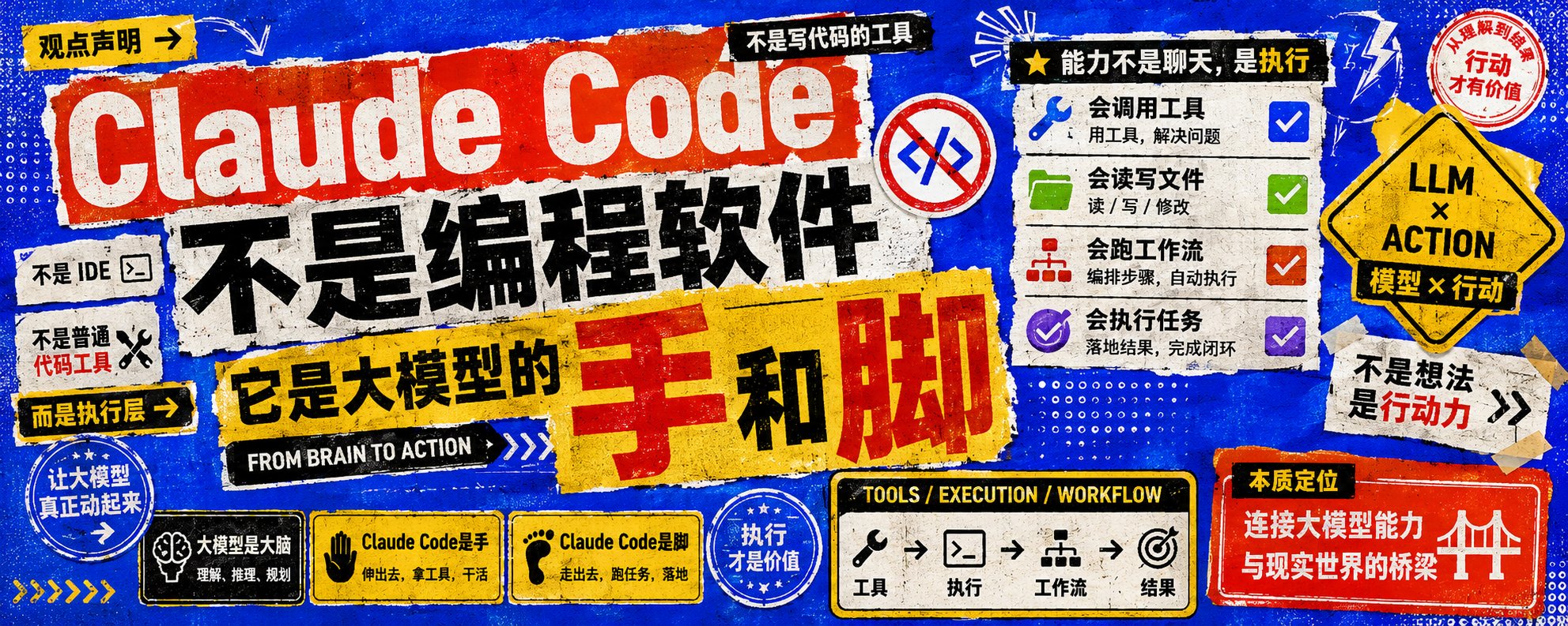 Claude Code 不是编程软件