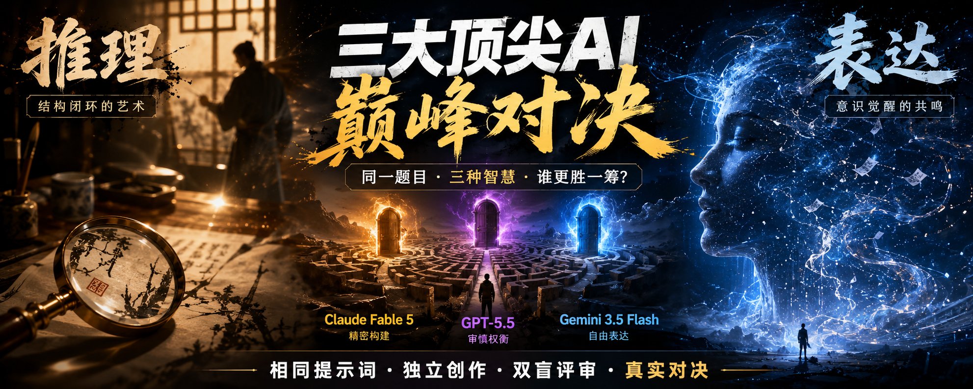 Claude Fable 5 专业详细对比另外两家旗舰模型！差异到底在哪？