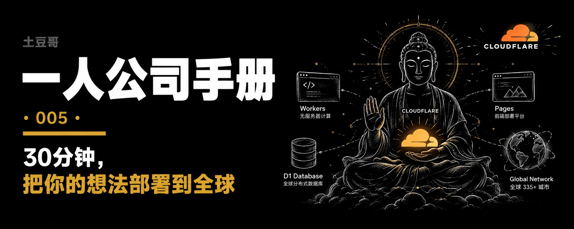一人公司手册 · 005：30分钟，把你的想法部署到全球