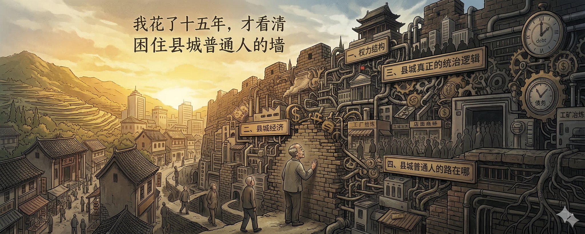 我花了十五年，才看清困住县城普通人的墙
