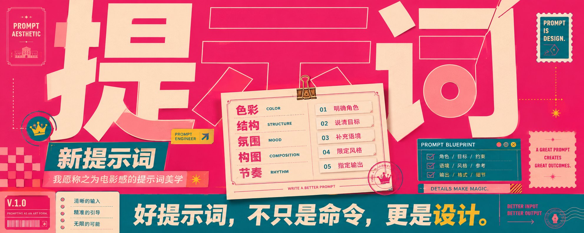 一套提示词，帮你偷走设计师的顶级审美