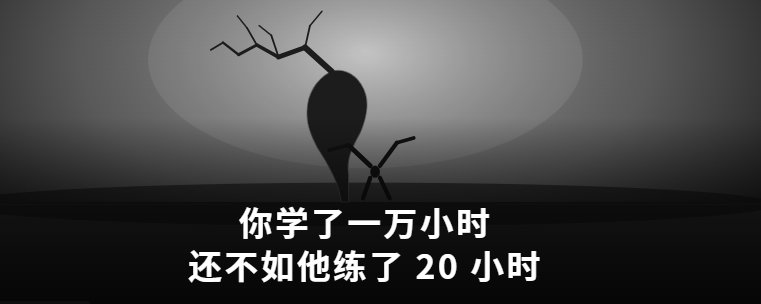 掌握任何东西，只需要20 hours
