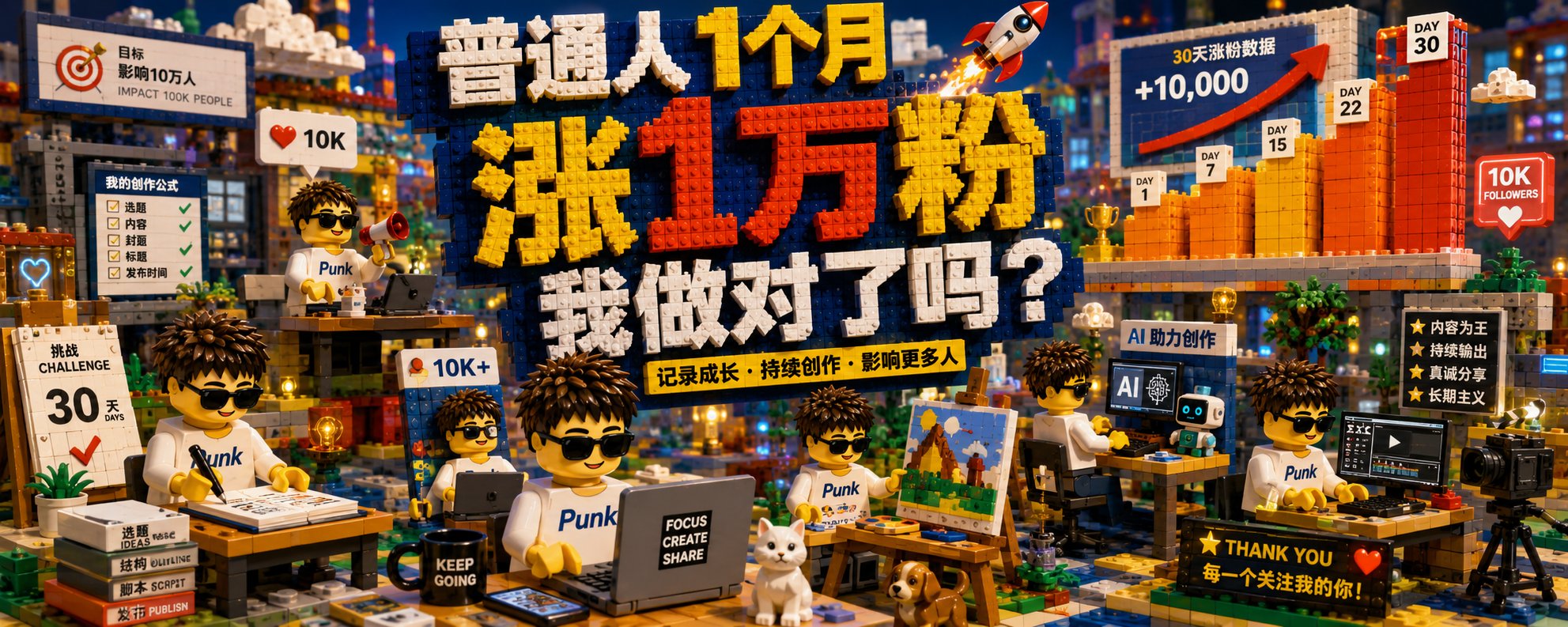 普通人一个月从0到1万粉，我做对了什么？