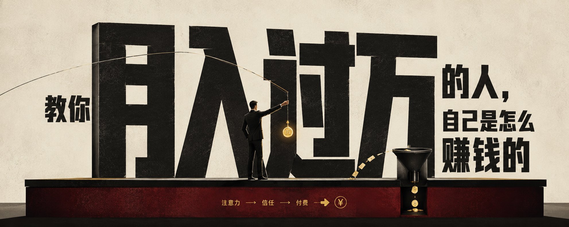 教你月入过万的人，自己是怎么赚钱的