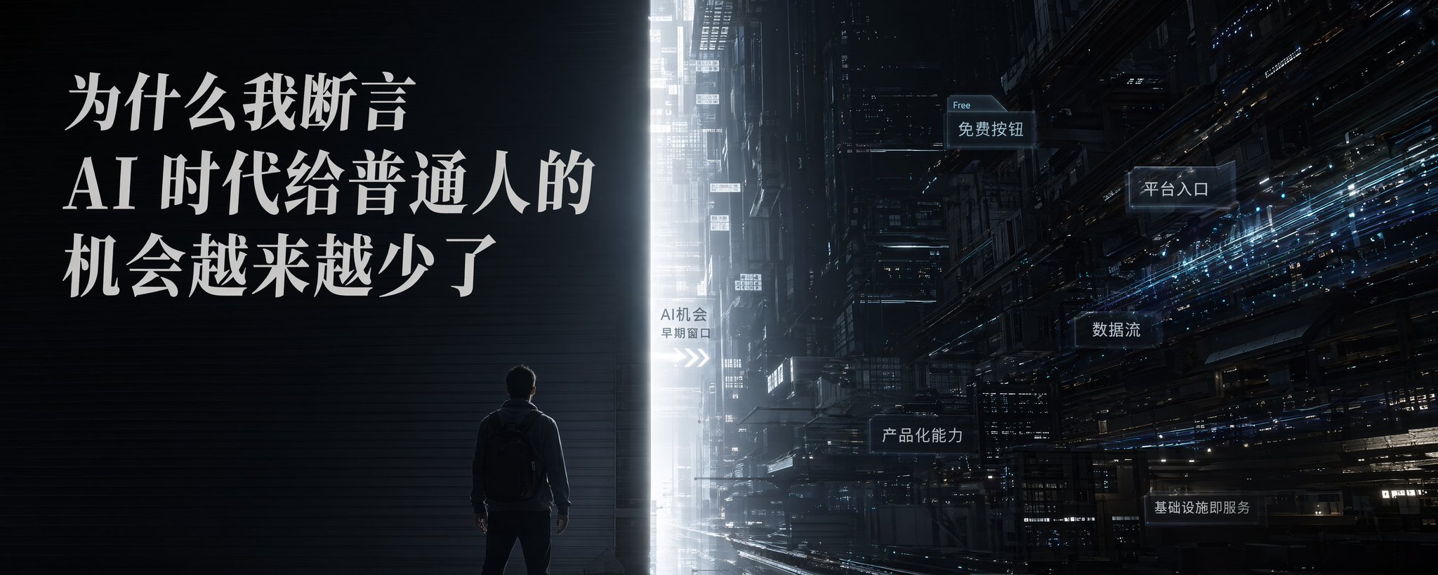 为什么我断言AI时代给普通人的机会越来越少了