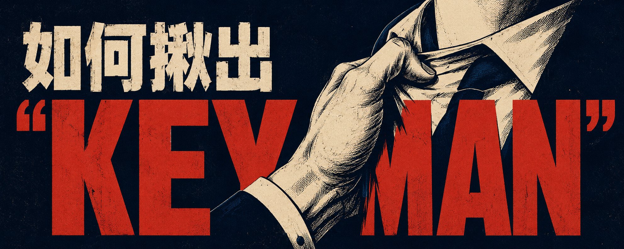 找到 Key Man，钱路才会更加坦荡！