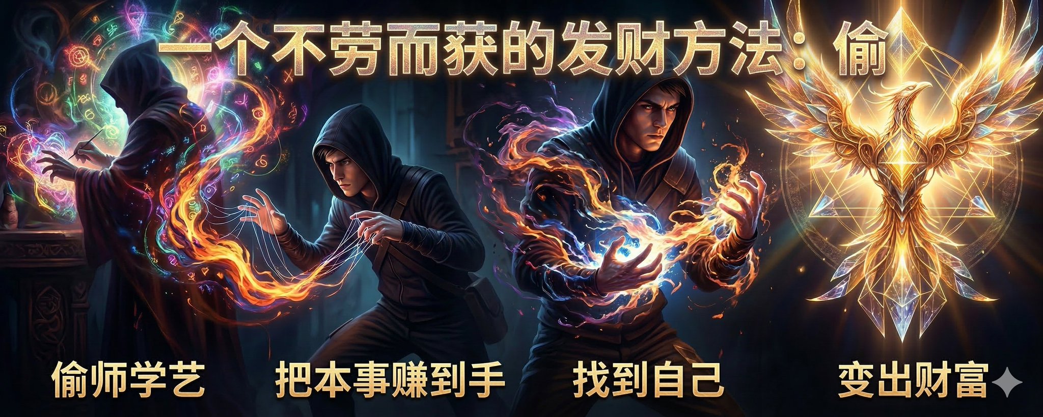 AI时代，最重要的技能：“偷师学艺”，把本事赚到手