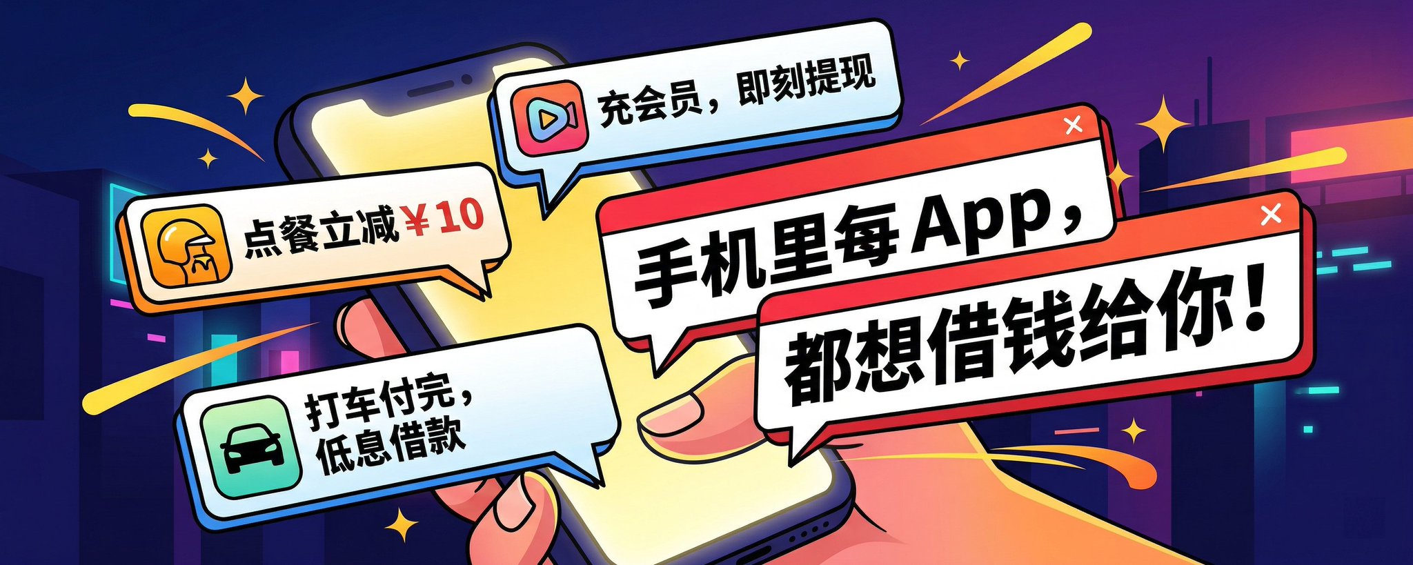 手机里的每个App，都想借钱给你