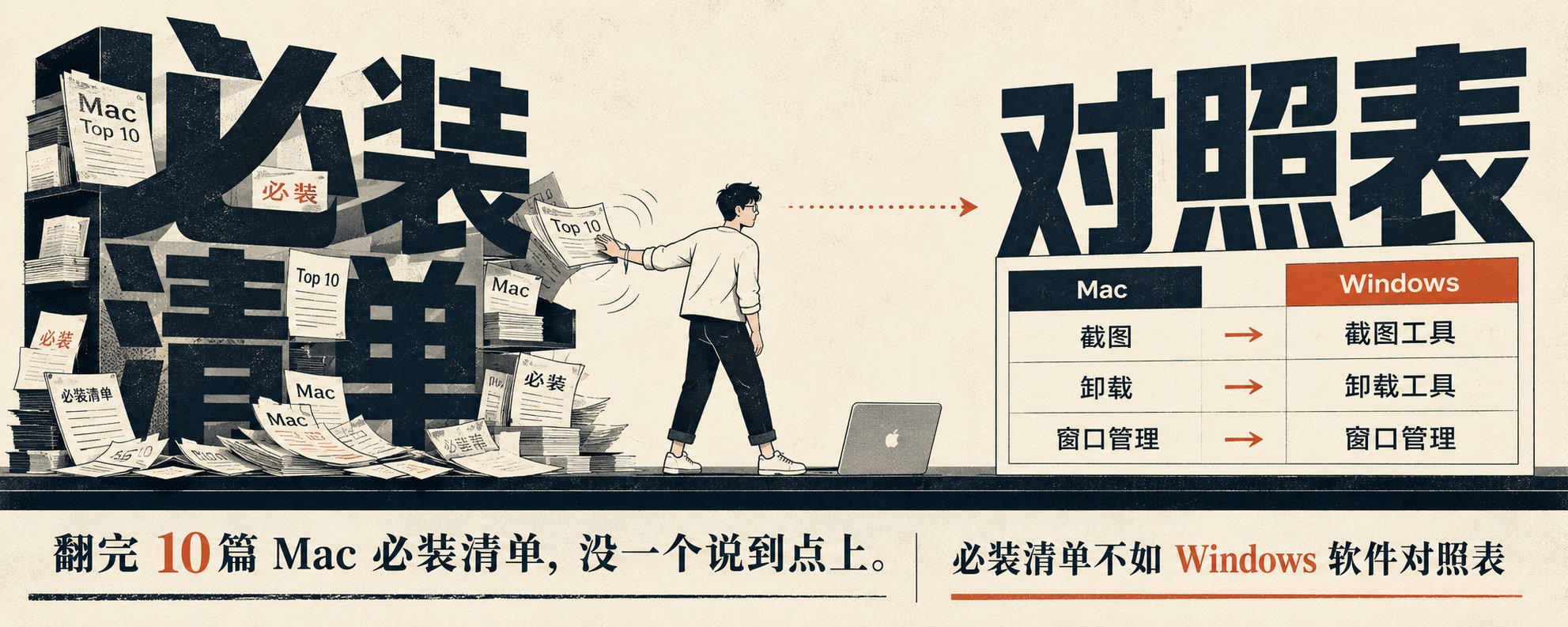 Mac新手看这篇！Windows用户转机保姆级指南（二）