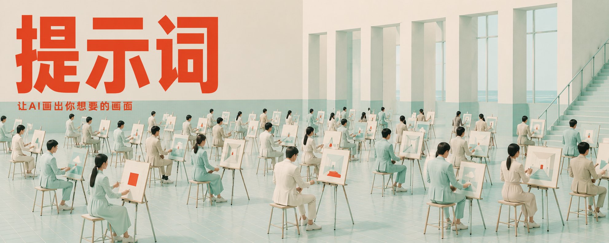 我把Maria Svarbova拆成了一套海报提示词