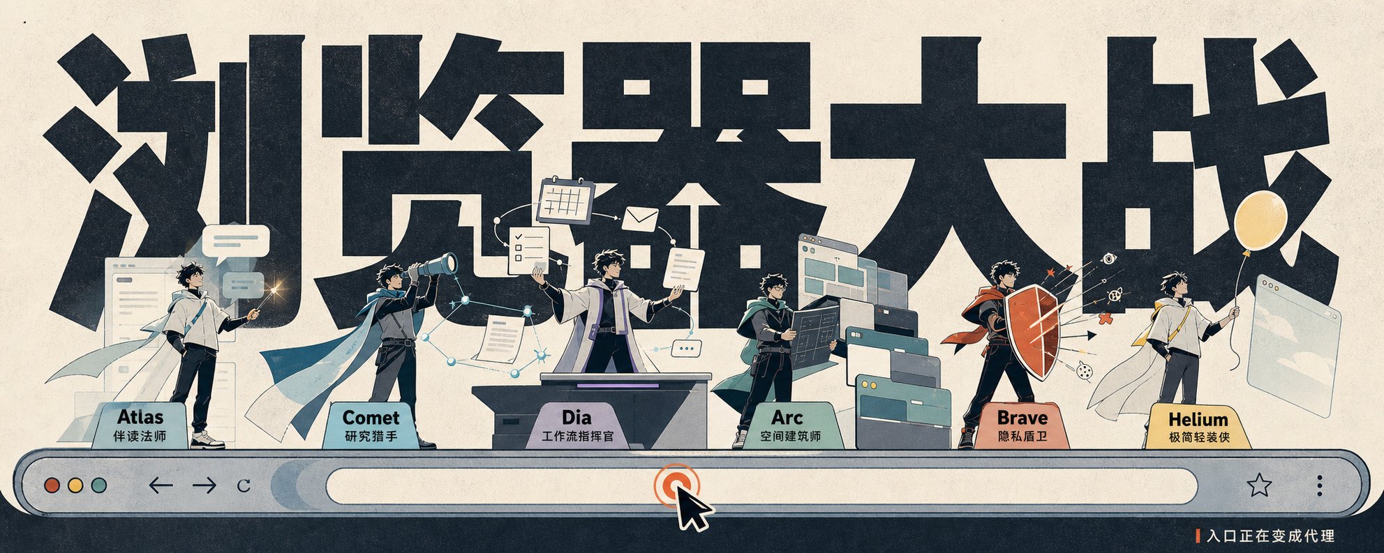 浏览器盘点：真正抢的不是搜索框