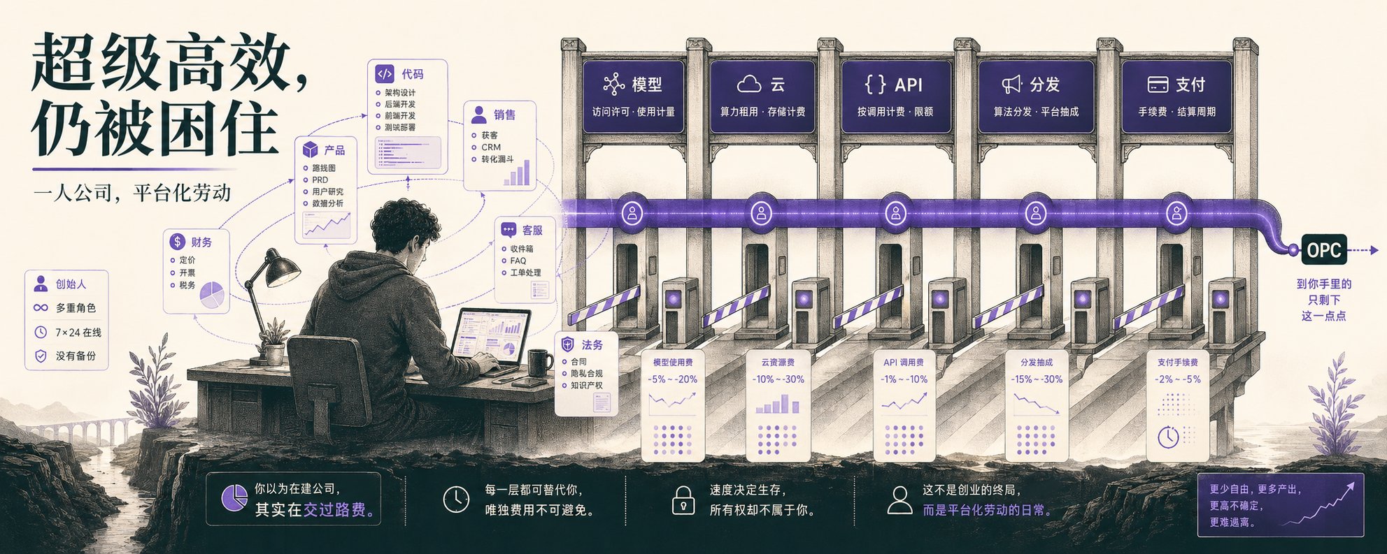 OPC是时代最大的骗局？AI 时代最惨的就是很会使用AI的人
