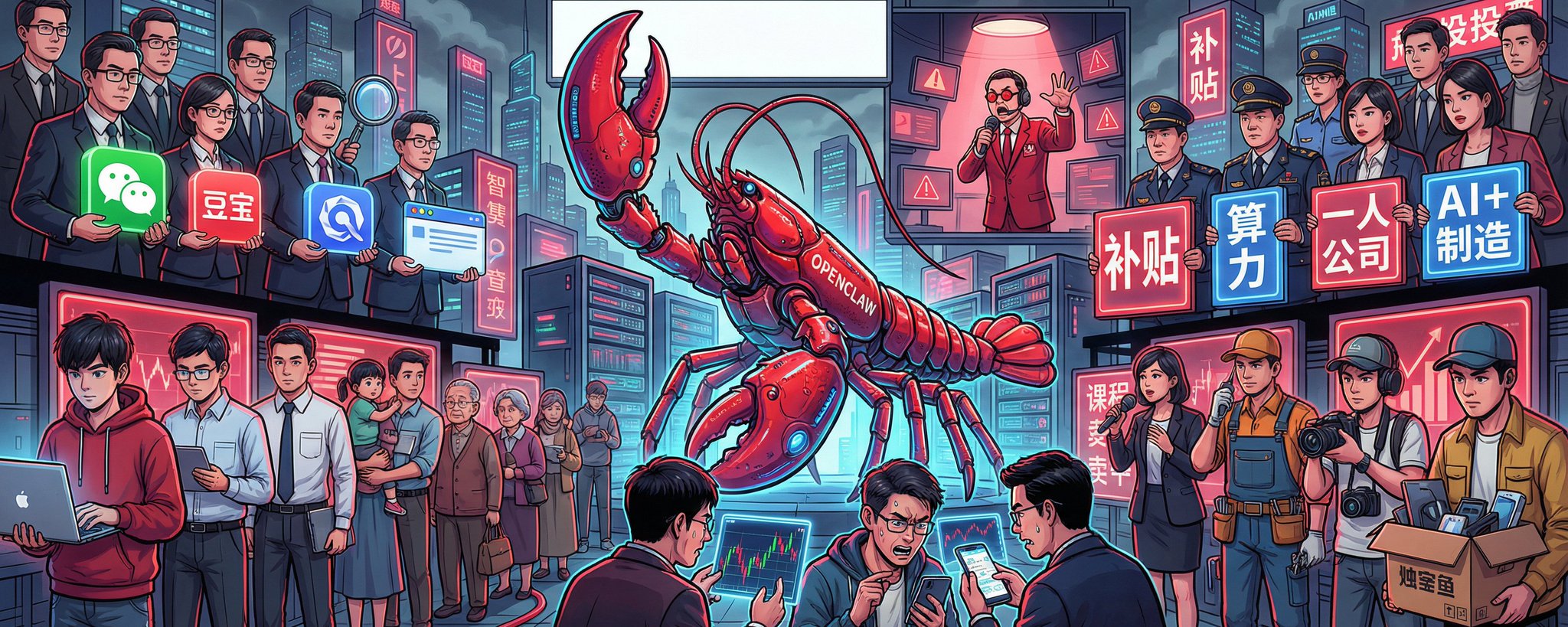 一只龙虾，搅动半个中国：为什么 OpenClaw 能让大厂、股民、失业者和地方政府同时上头？