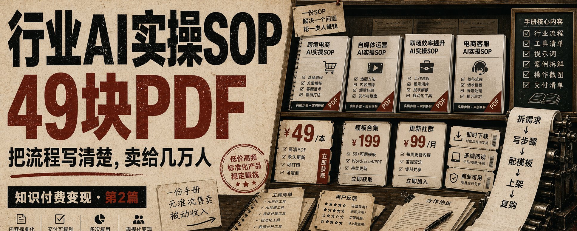 知识付费变现第二篇·把流程写清楚，卖给几万人