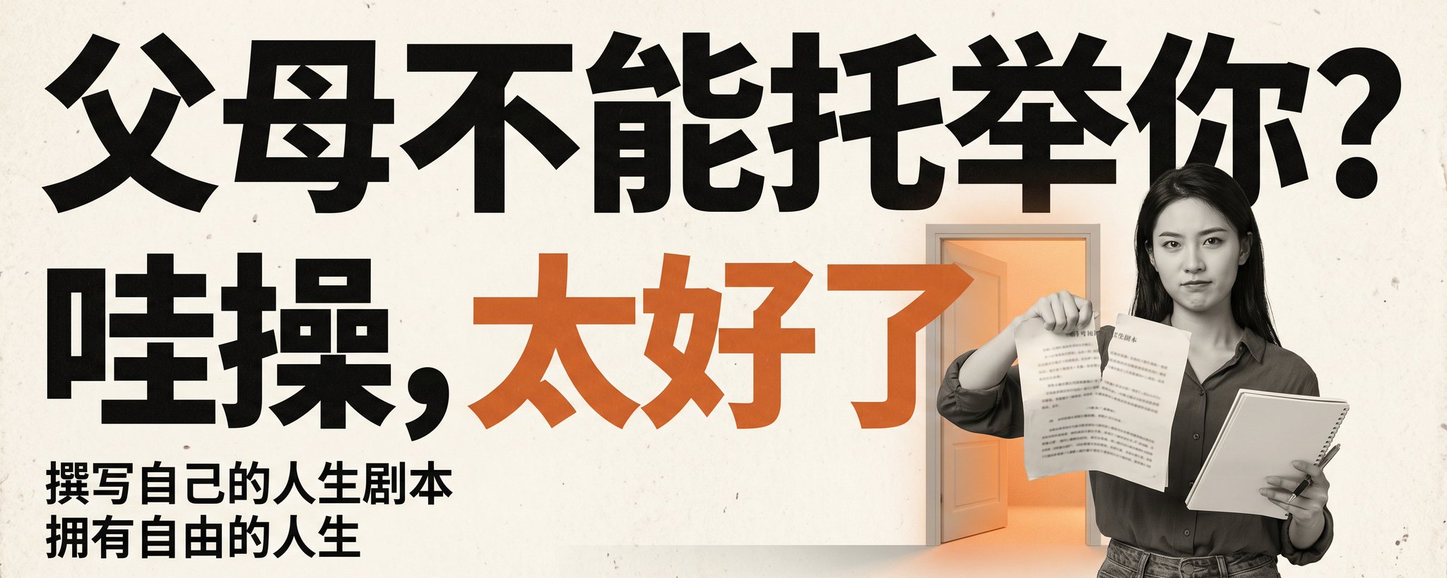 父母不能托举你? 哇操,太好了