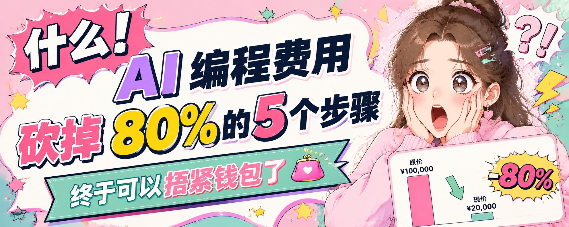 什么！AI 编程费用砍掉 80%的5个步骤