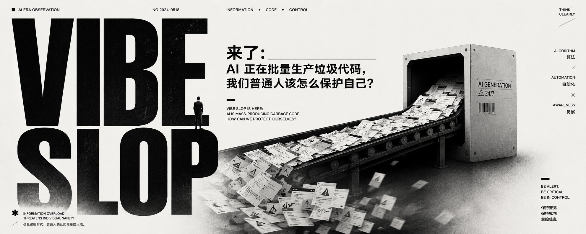 Vibe Slop 来了：AI 正在批量生产垃圾代码，我们普通人该怎么保护自己？