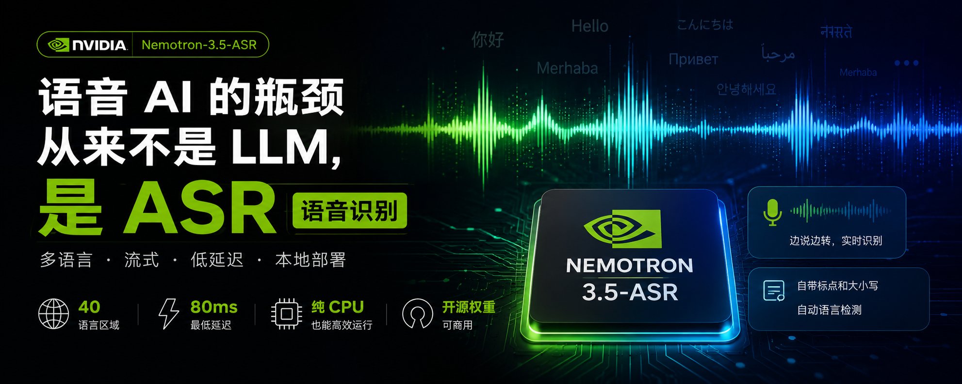 语音 AI 的瓶颈从来不是 LLM，是 ASR