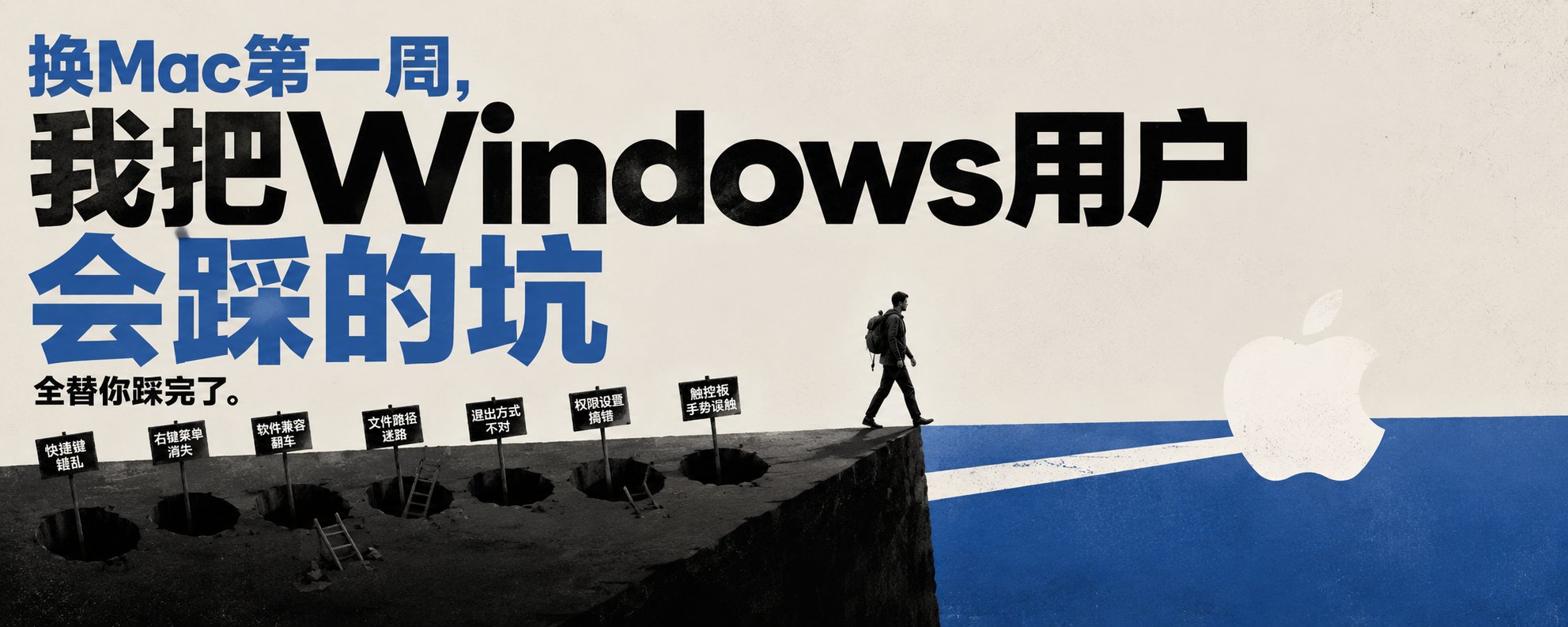 Mac新手看这篇！Windows用户转机保姆级指南（一）