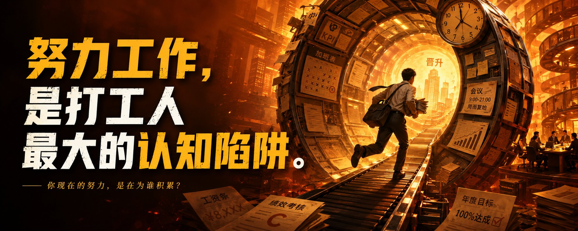 努力工作，是打工人最大的认知陷阱