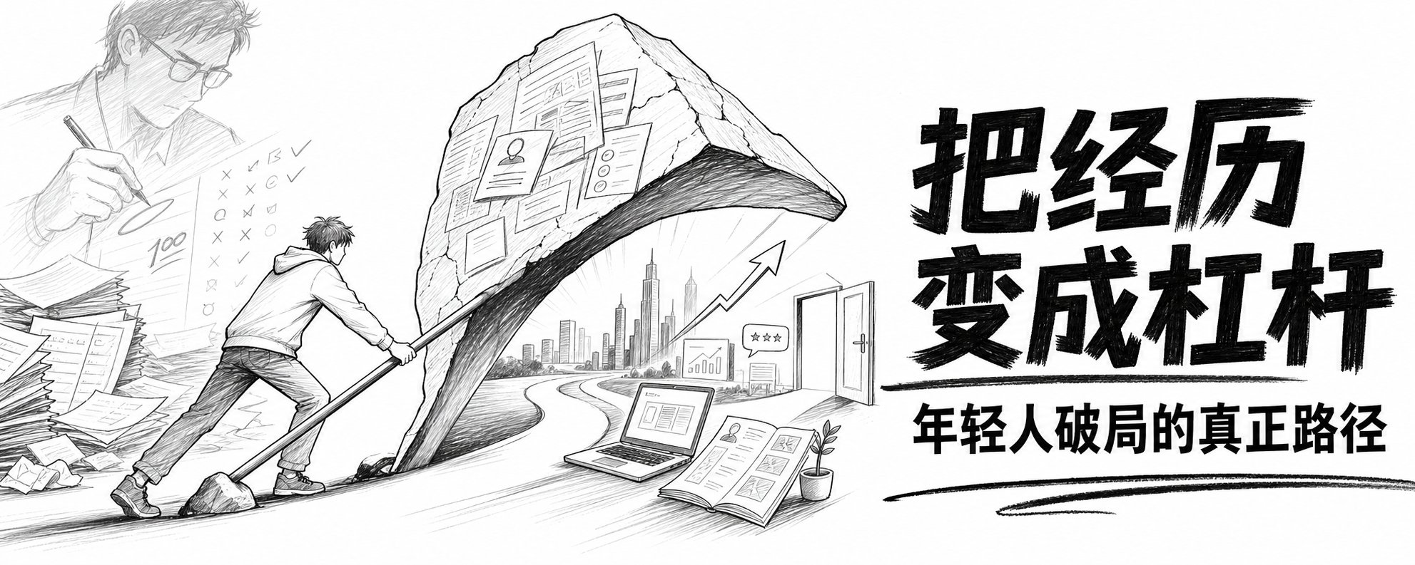 年轻人破局：一步步撬动更大的
